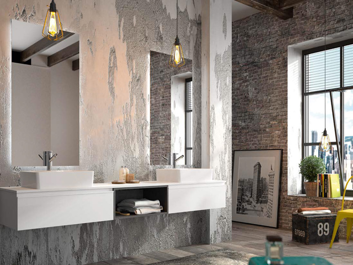 Decoracion de baños Estilo industrial 