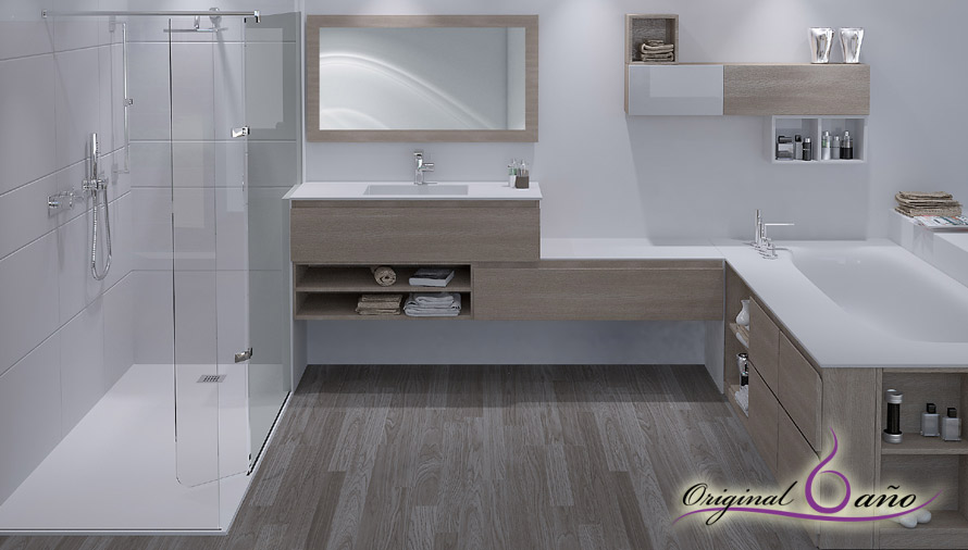 Decorar cuartos de baño con resina Solid Surface Durian.
