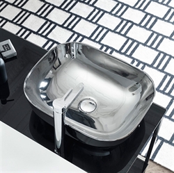 Imagen de Lavabo Olea Rectangular Plata